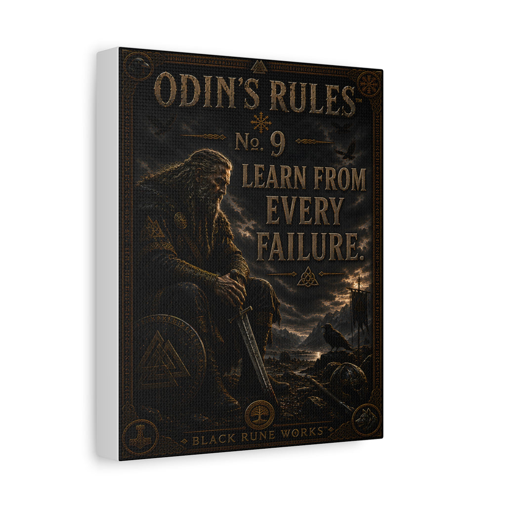 ODIN'S RULES™ No. 9 – Learn From Every Failure Canvas