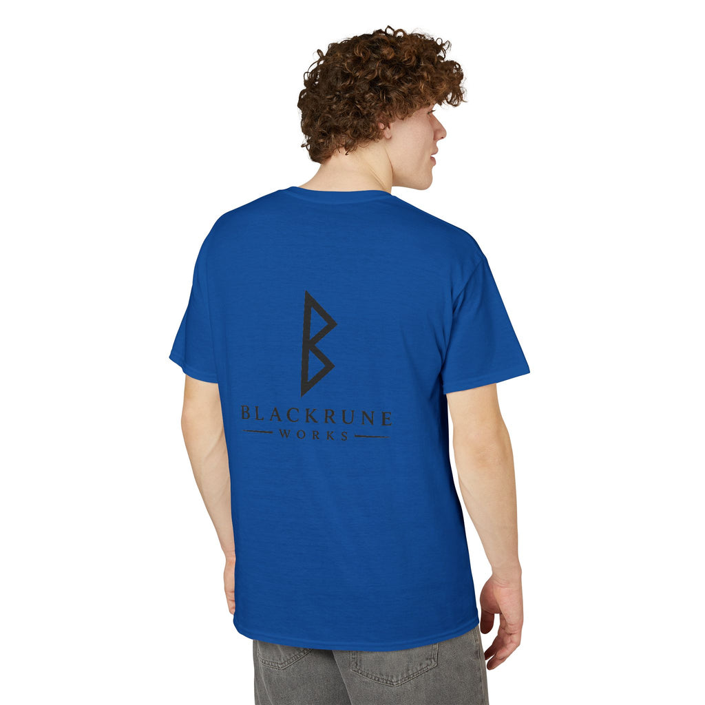 Black Rune Works Signature DryBlend T-Shirt  Back Logo